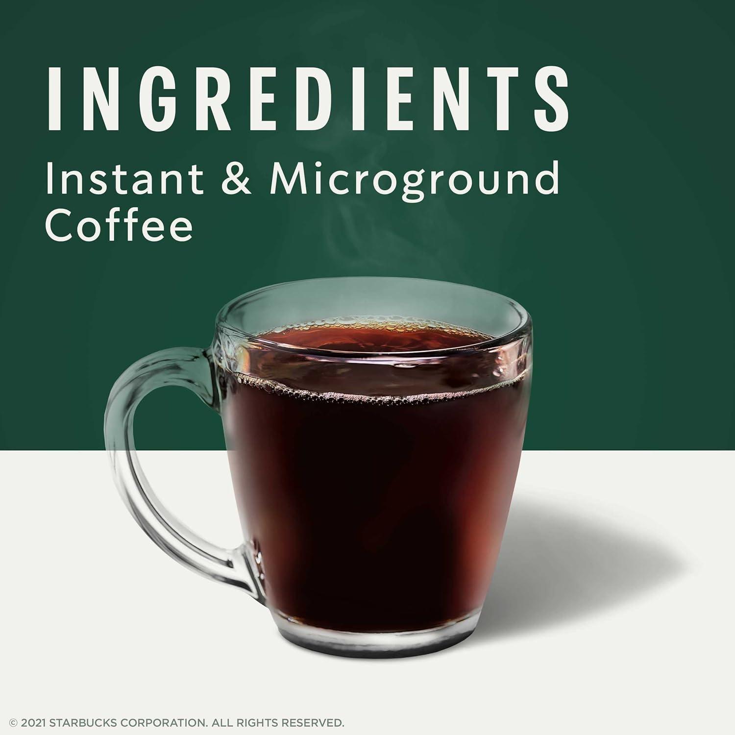 imageStarbucks VIA Instant Coffee Packets Single Serve Dark Roast Coffee French Roast 96 Packets French Roast