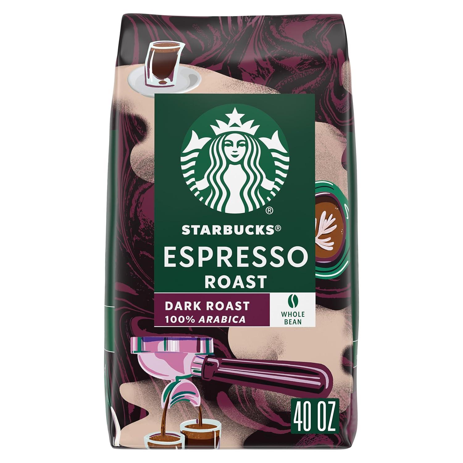 imageStarbucks Whole Bean Coffee Dark Roast Coffee Caff Verona 100 Arabica 1 bag 18 ozEspresso
