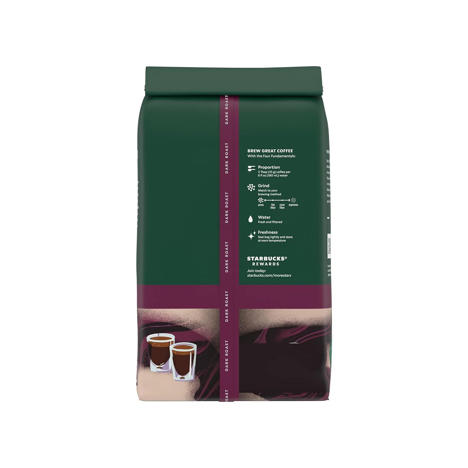 imageStarbucks Whole Bean Coffee Dark Roast Coffee Caff Verona 100 Arabica 1 bag 18 ozEspresso