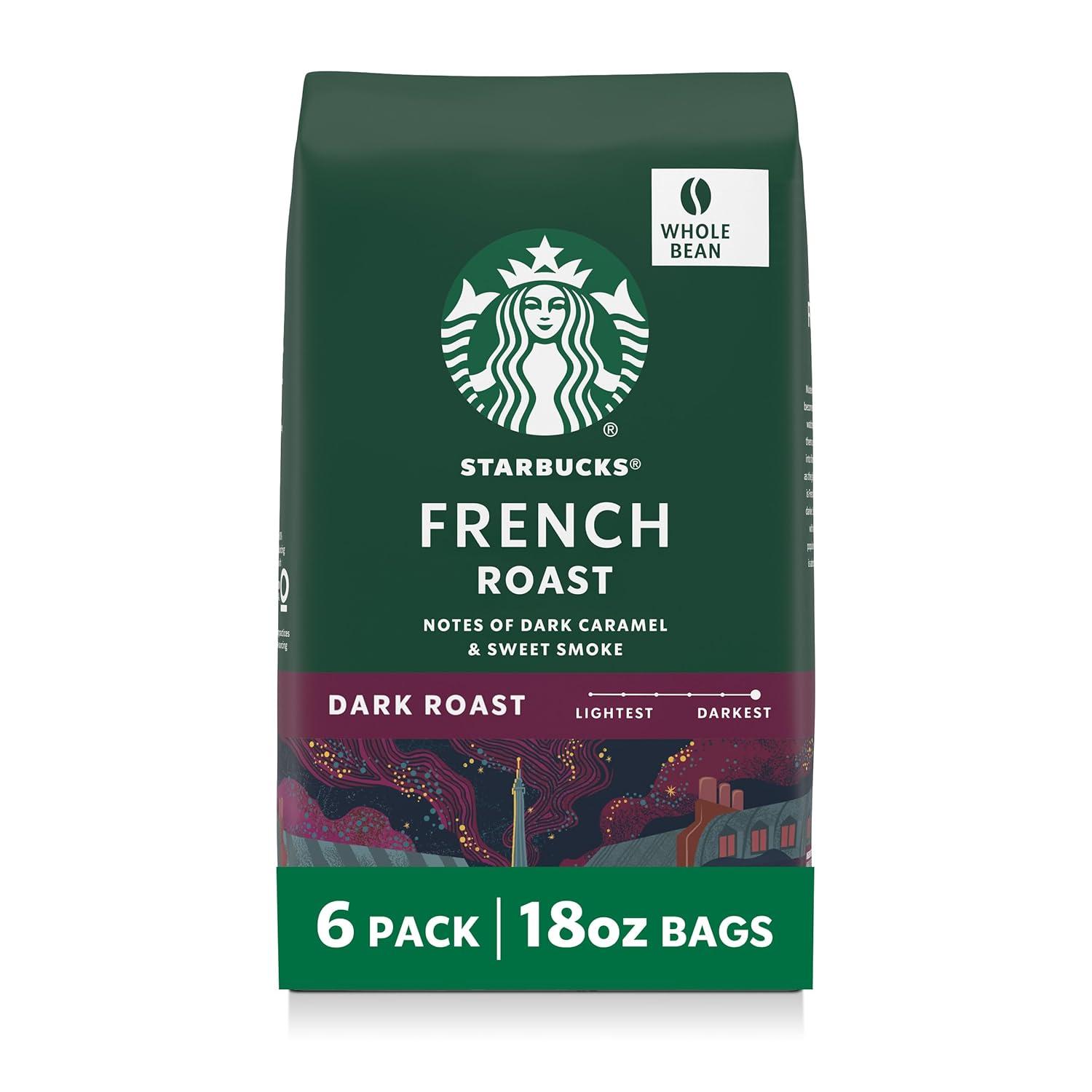 imageStarbucks Whole Bean Coffee Dark Roast Coffee Caff Verona 100 Arabica 1 bag 18 ozFrench Roast