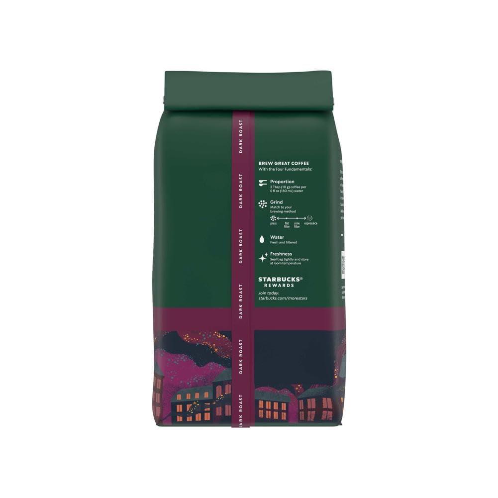 imageStarbucks Whole Bean Coffee Dark Roast Coffee Caff Verona 100 Arabica 1 bag 18 ozFrench Roast