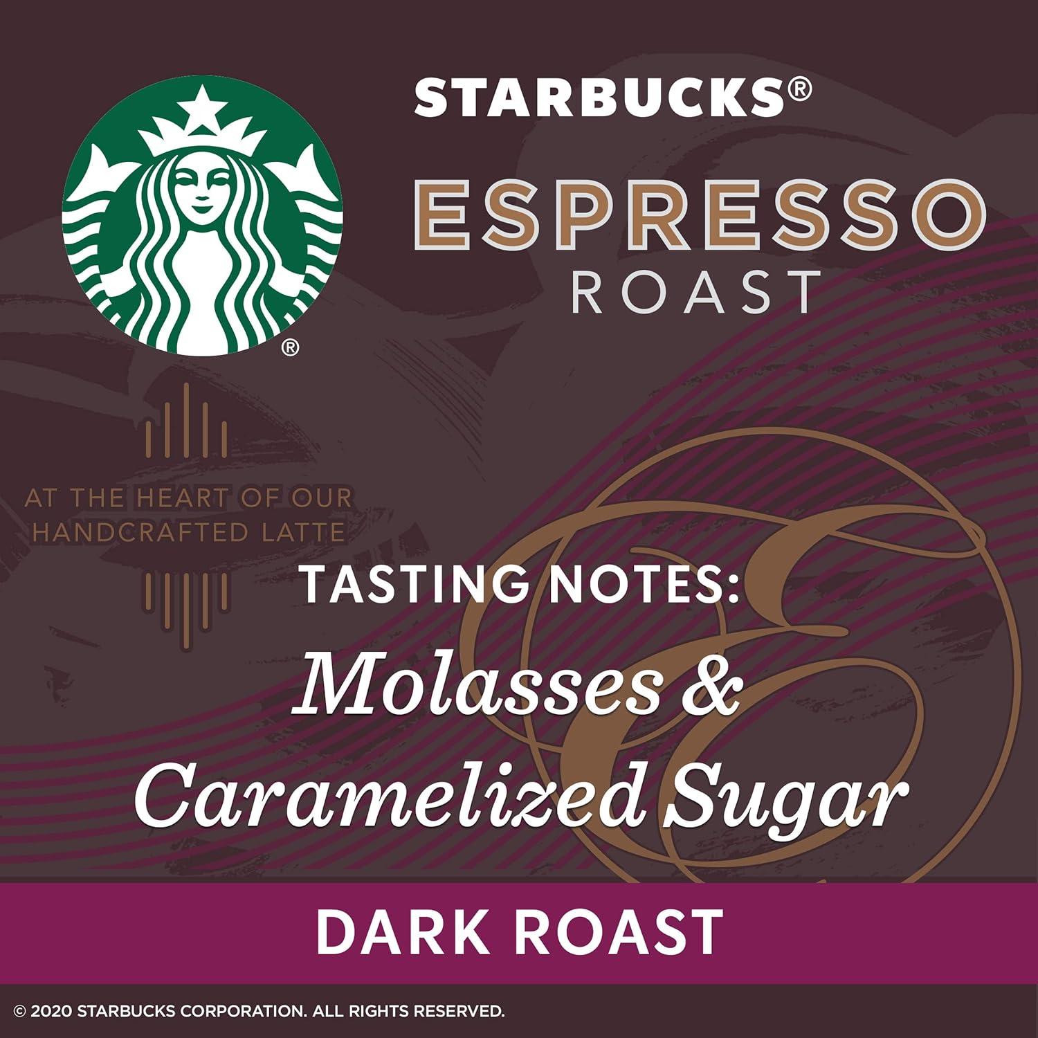 imageStarbucks Whole Bean Coffee Dark Roast Coffee Italian Roast 100 Arabica 6 bags 12 oz eachEspresso