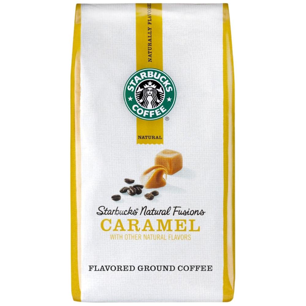 imageStarbucks Ground Coffee Dark Roast Hot or Iced Coffee Variety Pack Three 12 oz BagsCaramel