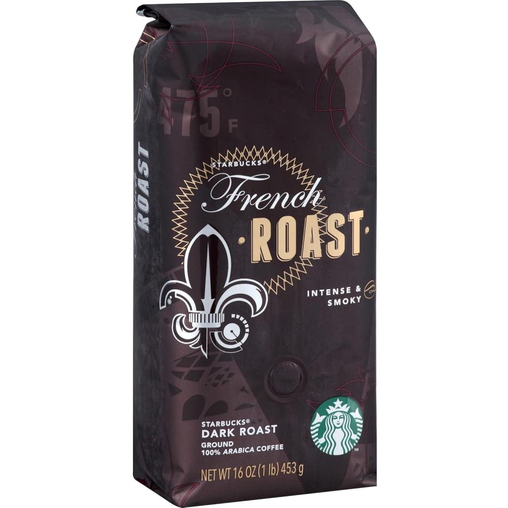 imageStarbucks Ground Coffee Dark Roast Hot or Iced Coffee Variety Pack Three 12 oz BagsIntense and Smoky