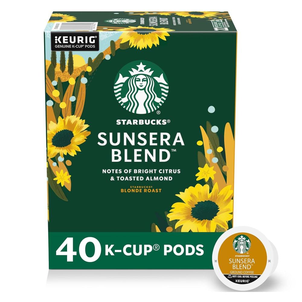 imageStarbucks KCup Coffee Pods Sunsera Blend For Keurig Coffee Makers 100 Arabica 1 Box 40 Pods