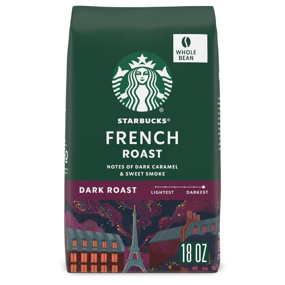 imageStarbucks Whole Bean Coffee Dark Roast Coffee Caff Verona 100 Arabica 1 bag 18 ozFrench Roast