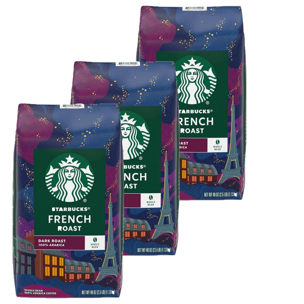 imageStarbucks Whole Bean Coffee Dark Roast Coffee Caff Verona 100 Arabica 1 bag 18 ozFrench Vanilla