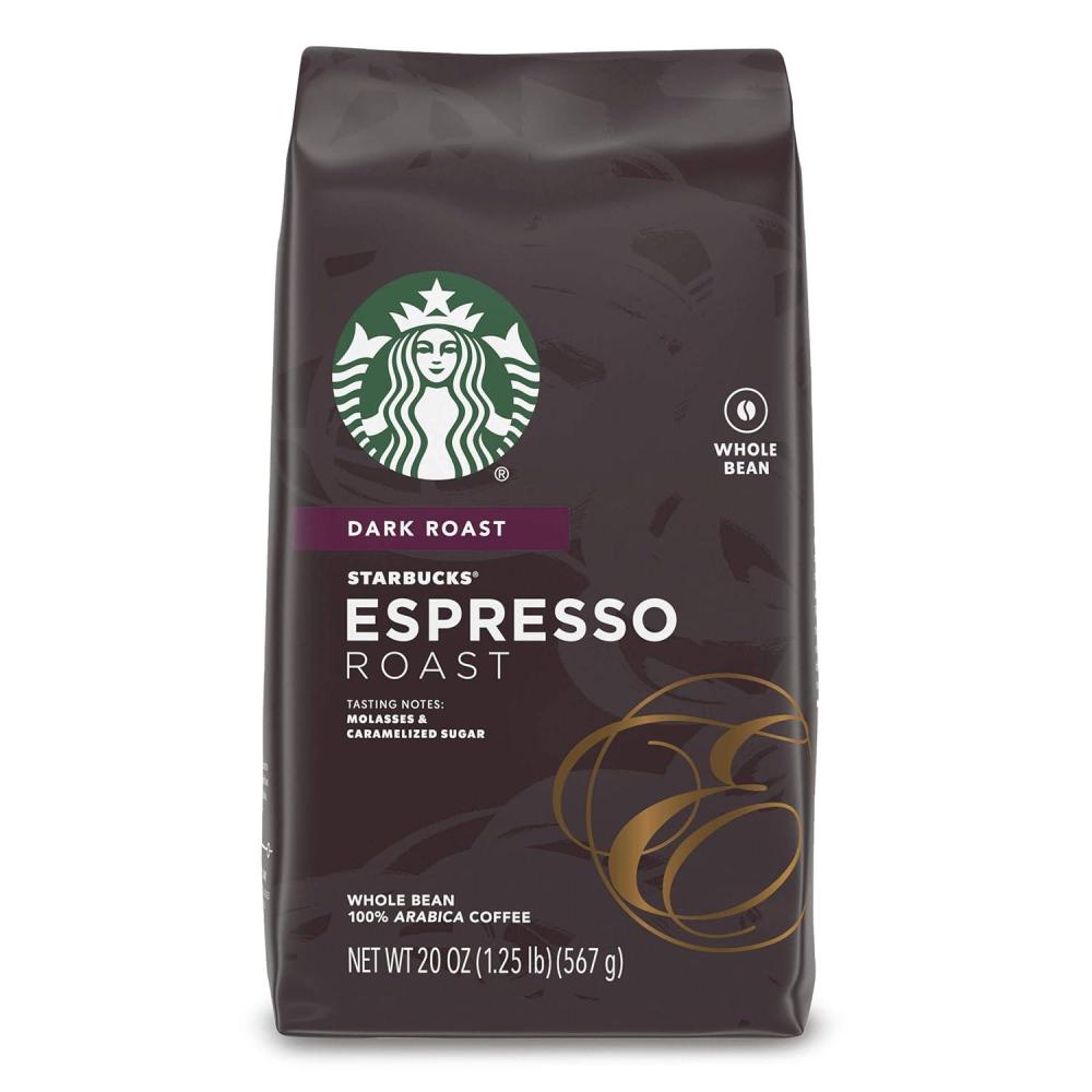 imageStarbucks Whole Bean Coffee Dark Roast Coffee Italian Roast 100 Arabica 6 bags 12 oz eachEspresso