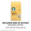 Starbucks Ground Coffee, Dark Roast Hot or Iced Coffee, Variety Pack, Three 12 oz Bags​(Veranda)