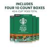 Starbucks K-Cup Coffee Pods, Medium Roast Hot or Iced Coffee, Decaf House Blend, 40 Keurig Pods