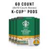 Starbucks K-Cup Coffee Pods, Starbucks Blonde Roast Hot or Iced Coffee, Decaf Veranda Blend, 60 Keurig Pods ​