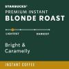 Starbucks Premium Instant Coffee, Starbucks Blonde Roast Coffee, Arabica Beans, Three 3.17 oz Tins(3.17 Ounce (Pack of 6))