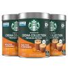Starbucks Crema Collection Premium Instant Salted Caramel Flavored Instant Coffee, 100% Arabica Beans, 3 Tins (7.12 Oz Each)