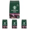 Starbucks Ground Coffee, Dark Roast Coffee, Espresso Roast, 100% Arabica, 1 bag (28 oz)(28 Ounce (Pack of 4))
