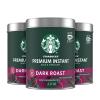 Starbucks Premium Instant Coffee, Dark Roast Coffee, Arabica Beans, Three 3.17 oz Tins(3.17 Ounce (Pack of 3))