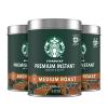 Starbucks Premium Instant Coffee, Medium Roast Coffee, Arabica Beans, Three 3.17 oz Tins(3.17 Ounce (Pack of 3))