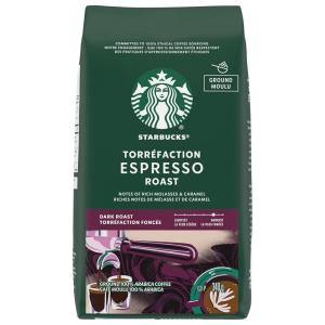 Starbucks Ground Coffee, Dark Roast Hot or Iced Coffee, Variety Pack, Three 12 oz Bags​(Espresso Coffee)