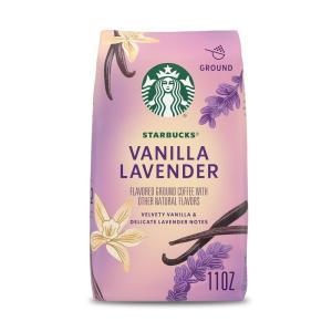 Starbucks Ground Coffee, Starbucks Blonde Flavored Hot or Iced Coffee, Vanilla Lavender, 11 oz ​