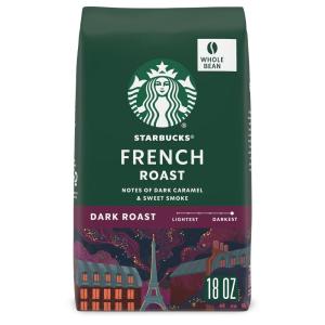 Starbucks Whole Bean Coffee, Dark Roast Coffee, Caffè Verona, 100% Arabica, 1 bag (18 oz)(French Roast)