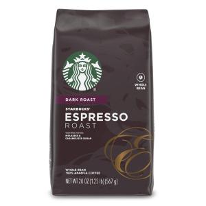 Starbucks Whole Bean Coffee, Dark Roast Coffee, Italian Roast, 100% Arabica, 6 bags (12 oz each)(Espresso)