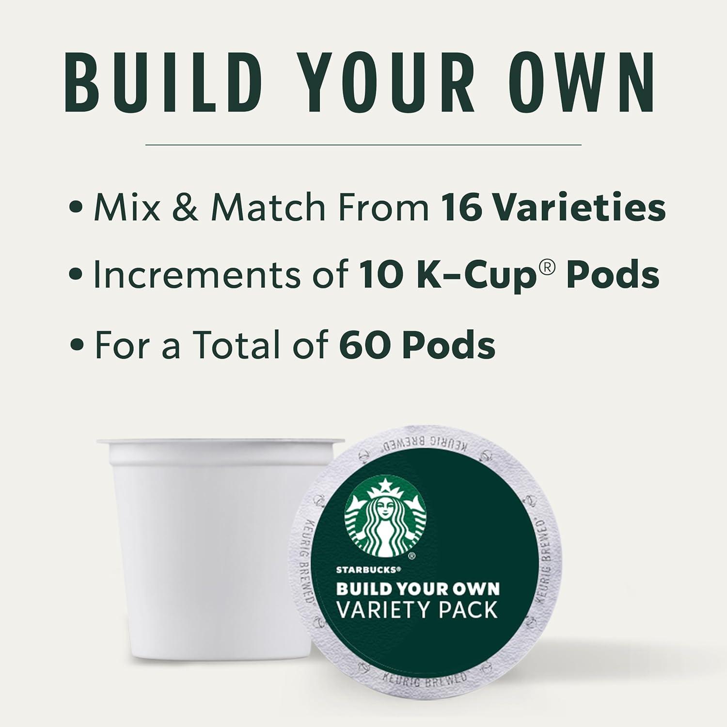 imageStarbucks KCup Coffee Pods Medium Roast Hot or Iced Coffee Pike Place Roast 96 Keurig Pods Variety