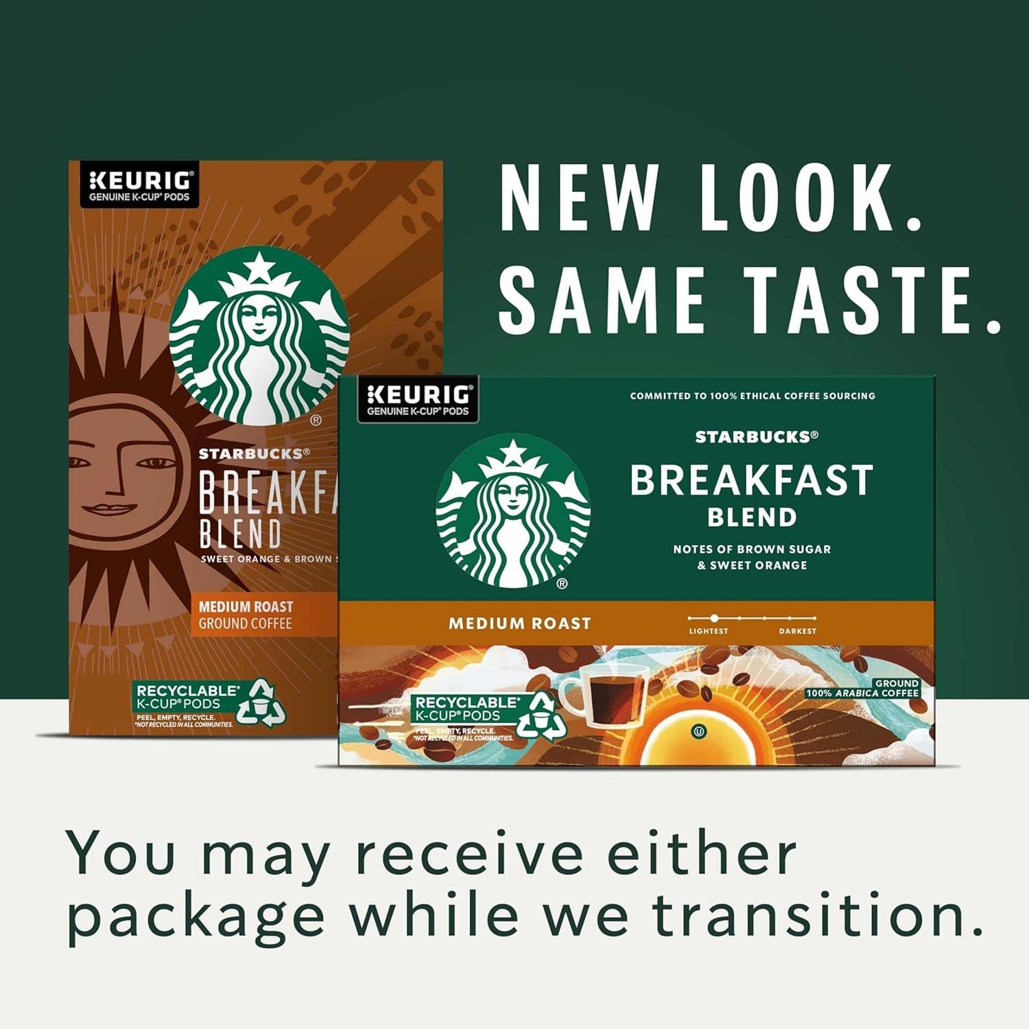 imageStarbucks KCup Coffee Pods Starbucks Blonde Medium and Dark Roast Hot or Iced Coffee Variety Pack 96 Keurig Pods