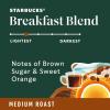 Starbucks K-Cup Coffee Pods, Medium Roast Hot or Iced Coffee, Breakfast Blend, 40 Keurig Pods