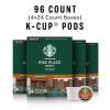 Starbucks K-Cup Coffee Pods, Medium Roast Hot or Iced Coffee, Pike Place Roast, 96 Keurig Pods ​(Pike Place)