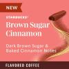 Starbucks K-Cup Coffee Pods, Starbucks Blonde Roast Hot or Iced Coffee, Veranda Blend, 96 Keurig Pods(Brown Sugar Cinnamon)