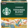 Starbucks K-Cup Coffee Pods, Starbucks Blonde Roast Hot or Iced Coffee, Veranda Blend, 96 Keurig Pods(Veranda Blend)
