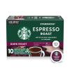 Starbucks K-Cup Coffee Pods, Dark Roast Coffee, Espresso Roast for Keurig Coffee Makers, 100% Arabica, 6 Boxes (60 Pods Total)(Unflavored)