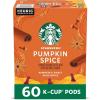 Starbucks K-Cup Coffee Pods, Starbucks Blonde Roast Hot or Iced Coffee, Veranda Blend, 96 Keurig Pods(NEW! Pumpkin Spice)
