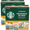 Starbucks K-Cup Coffee Pods, Starbucks Blonde Roast Hot or Iced Coffee, Veranda Blend, 96 Keurig Pods(Veranda Blend)