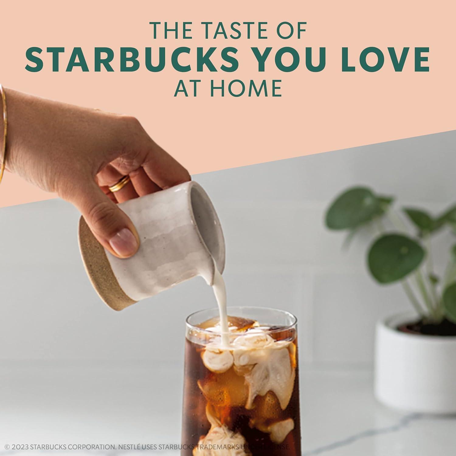imageStarbucks Cold Brew Coffee Concentrate Caramel Dolce Flavored Iced Coffee 32 fl ozCold Brew