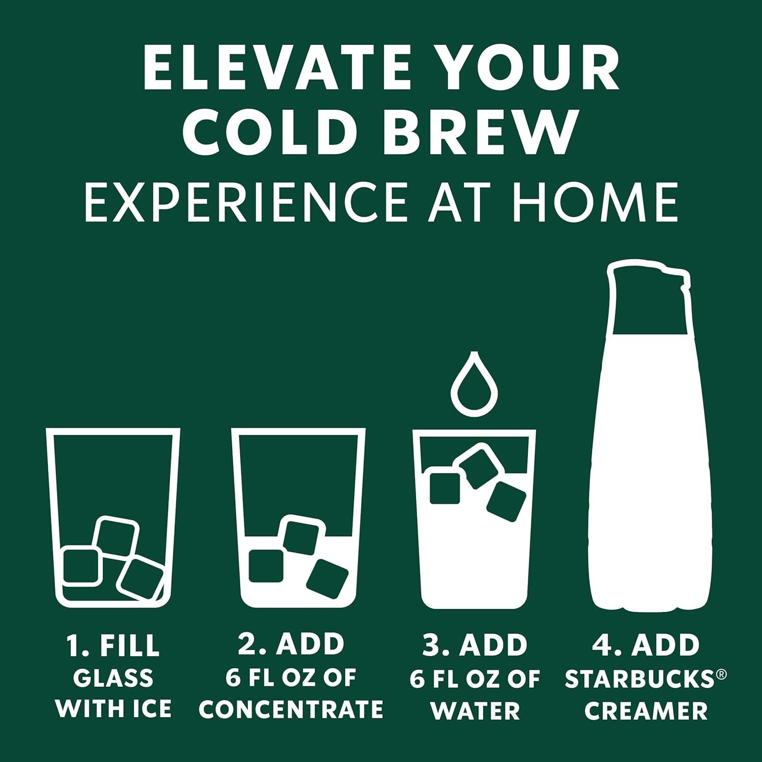 imageStarbucks Cold Brew Coffee Concentrate Caramel Dolce Flavored Iced Coffee 32 fl ozCold Brew