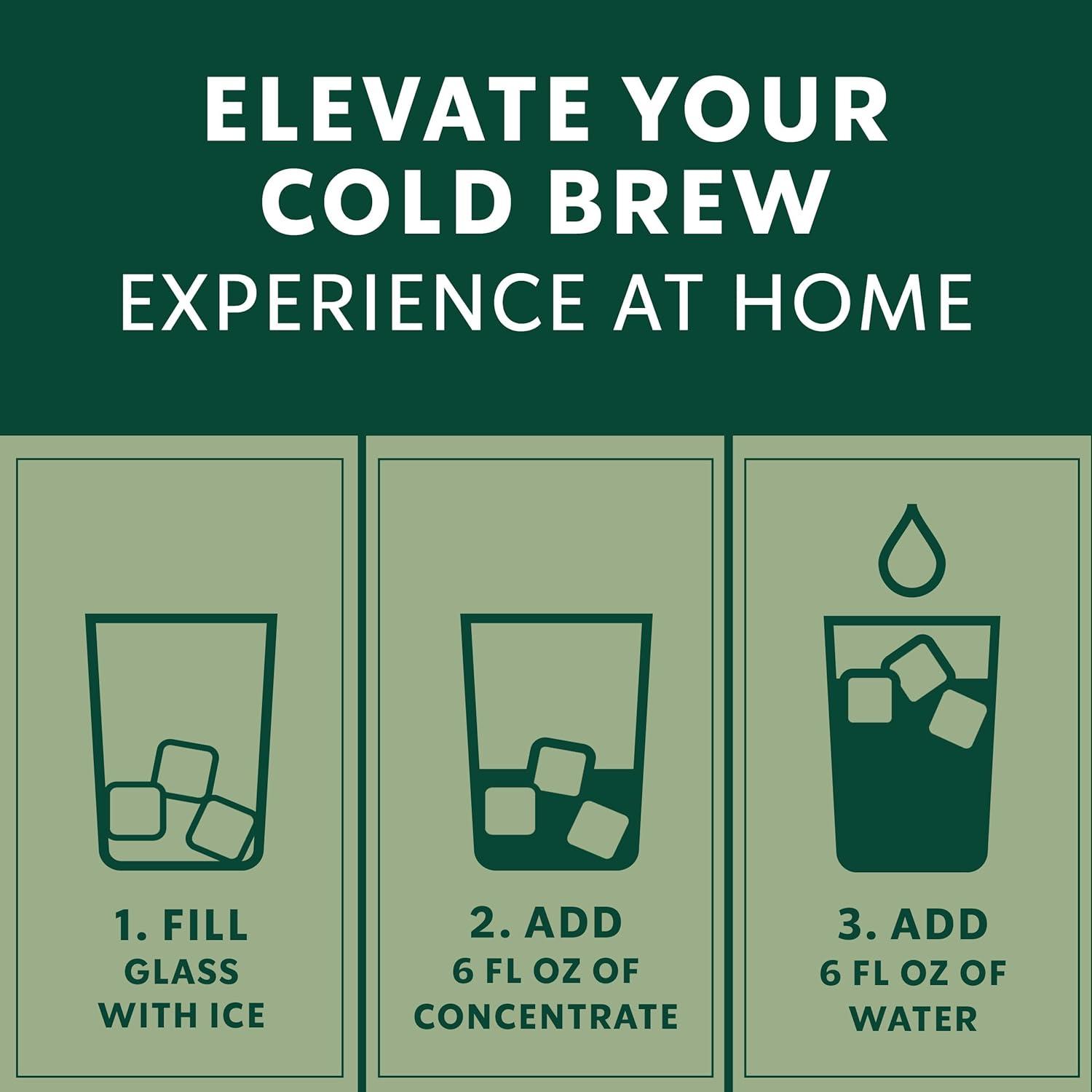 imageStarbucks Cold Brew Coffee Concentrate Dark Chocolate Hazelnut Flavored Iced Coffee 32 fl oz32 Fl Oz Pack of 2