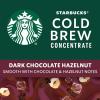Starbucks Cold Brew Coffee Concentrate, Dark Chocolate Hazelnut Flavored Iced Coffee, 32 fl oz(32 Fl Oz (Pack of 1))