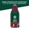 Starbucks Cold Brew Coffee Concentrate, Dark Chocolate Hazelnut Flavored Iced Coffee, 32 fl oz(32 Fl Oz (Pack of 2))