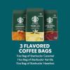 Starbucks Ground Coffee, Flavored Hot or Iced Coffee, Variety Pack, Three 11 oz Bags​(Flavored Variety Pack)