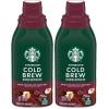 Starbucks Cold Brew Coffee Concentrate, Dark Chocolate Hazelnut Flavored Iced Coffee, 32 fl oz(32 Fl Oz (Pack of 2))