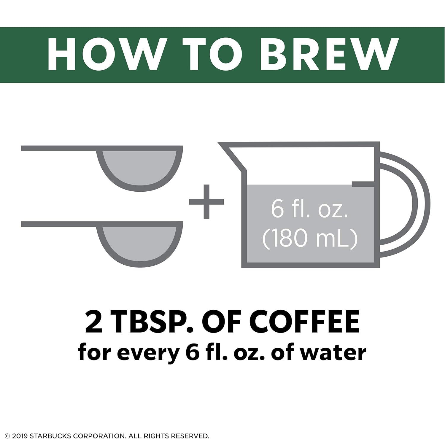 imageStarbucks Ground Coffee Dark Roast Hot or Iced Coffee Caff Verona 12 ozDark Cocoa and Caramelized Sugar