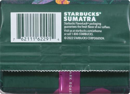 imageStarbucks Ground Coffee Dark Roast Hot or Iced Coffee Caff Verona 12 ozSumatra
