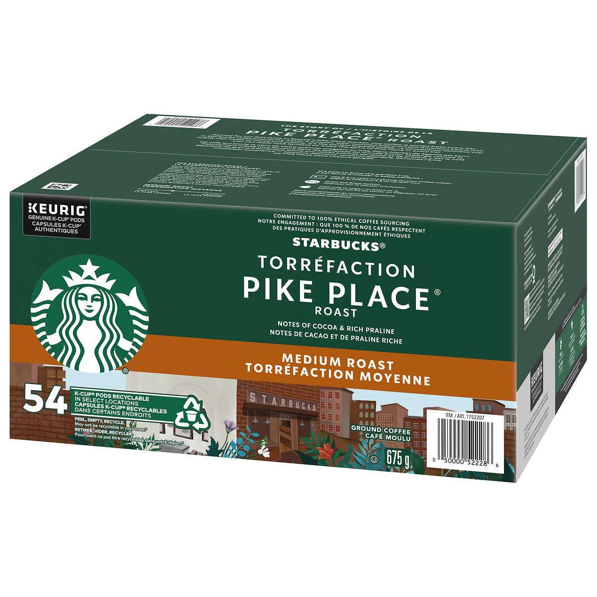 imageStarbucks KCup Coffee Pods Flavored Hot or Iced Coffee Brown Sugar Cinnamon 10 Keurig PodsCocoa