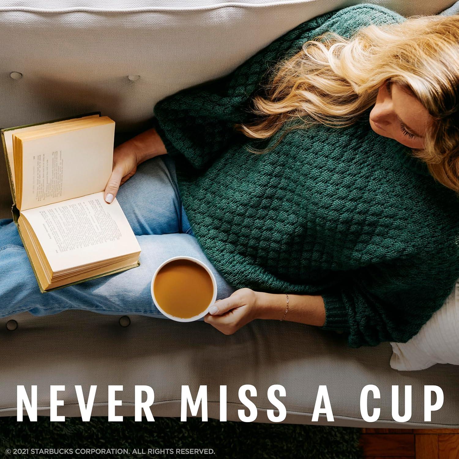 imageStarbucks KCup Coffee Pods Flavored Hot or Iced Coffee Toffeenut 10 Keurig PodsCaramel