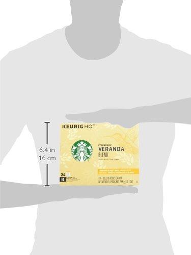 imageStarbucks KCup Coffee Pods Starbucks Blonde Roast Hot or Iced Coffee Veranda Blend 10 Keurig PodsVeranda Blend