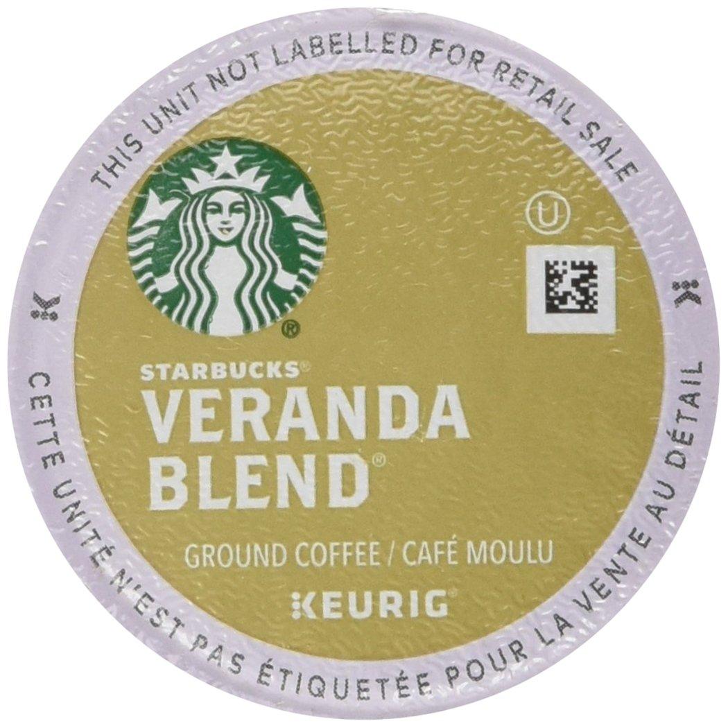 imageStarbucks KCup Coffee Pods Starbucks Blonde Roast Hot or Iced Coffee Veranda Blend 10 Keurig PodsVeranda Blend
