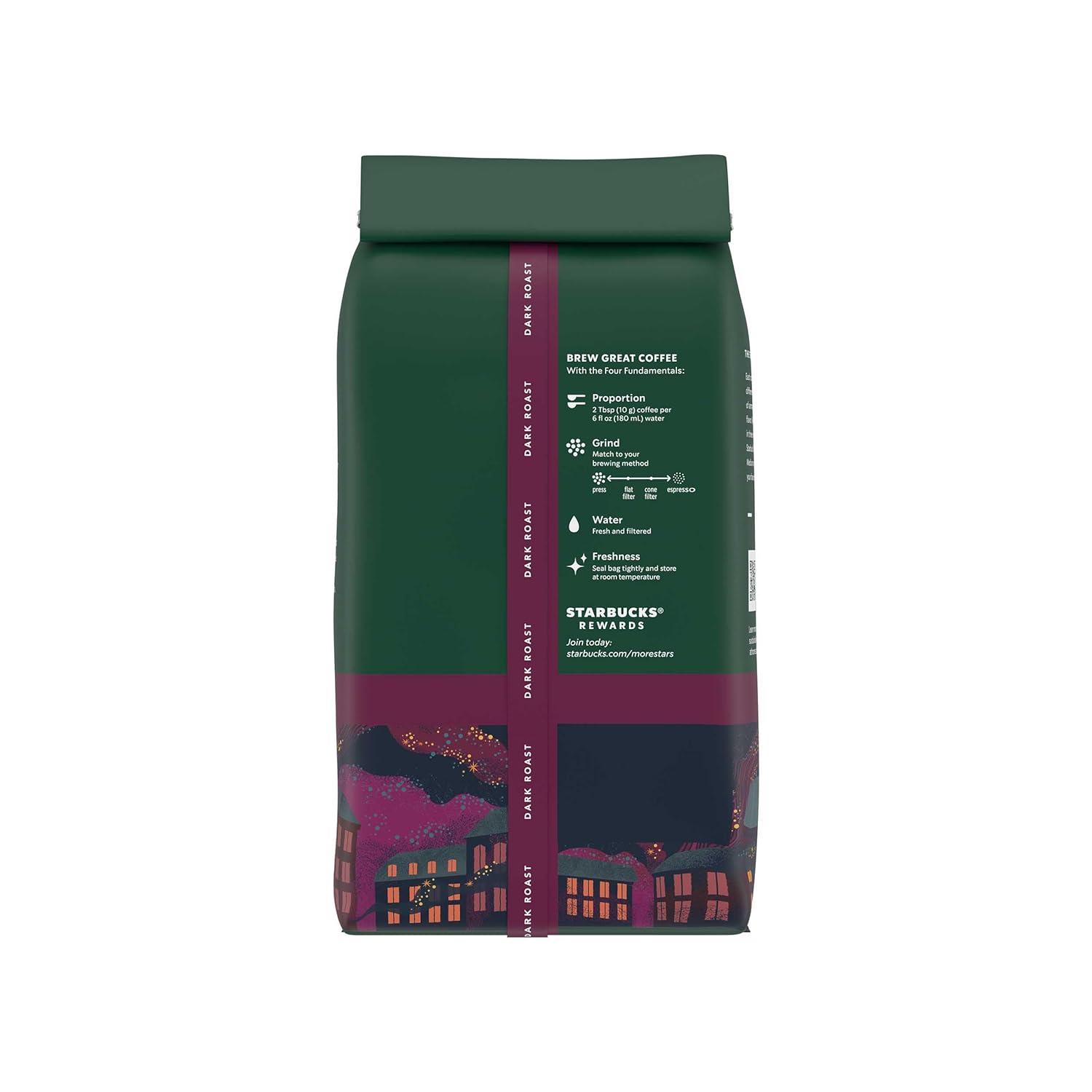 imageStarbucks Whole Coffee Beans Dark Roast Hot or Iced Coffee French Roast 12 oz