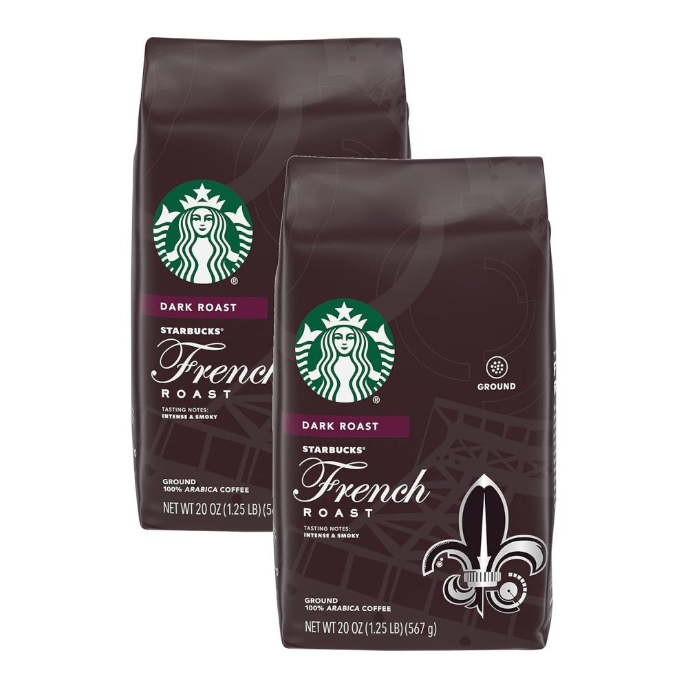 imageStarbucks Ground Coffee Dark Roast Hot or Iced Coffee Caff Verona 12 ozIntense and Smoky