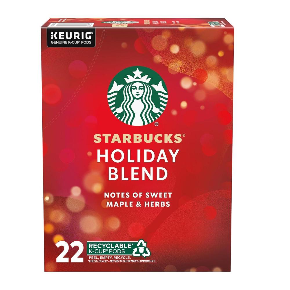 imageStarbucks KCup Coffee Pods Flavored Hot or Iced Coffee Brown Sugar Cinnamon 10 Keurig PodsChocolate