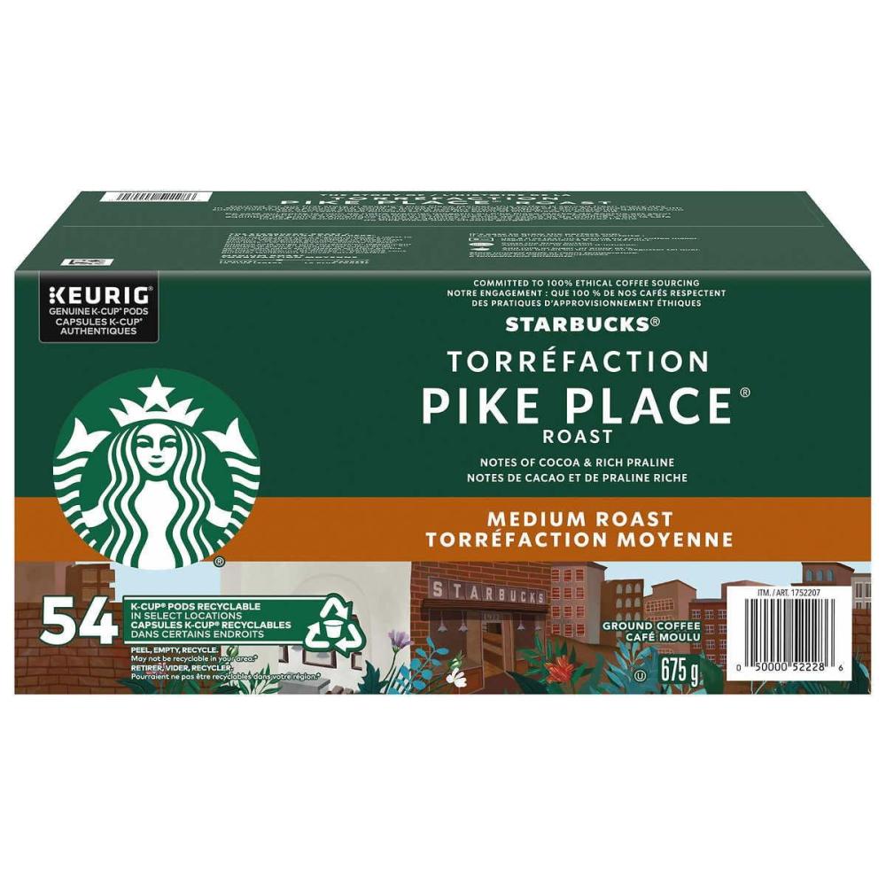 imageStarbucks KCup Coffee Pods Flavored Hot or Iced Coffee Brown Sugar Cinnamon 10 Keurig PodsCocoa